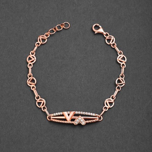 Rose Gold Victory Lane Bracelet