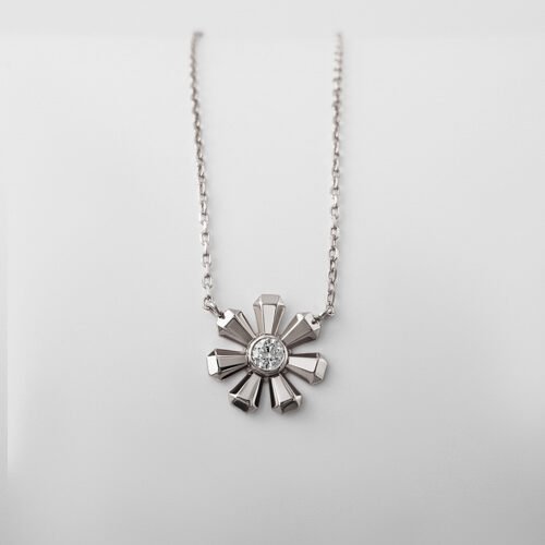 Silver Daisy Bliss Necklace