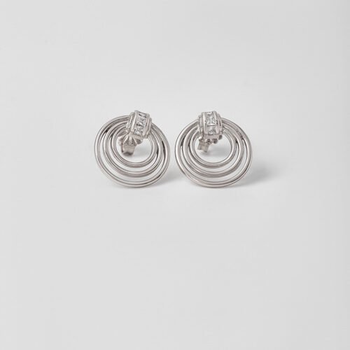 Silver Arista Earrings