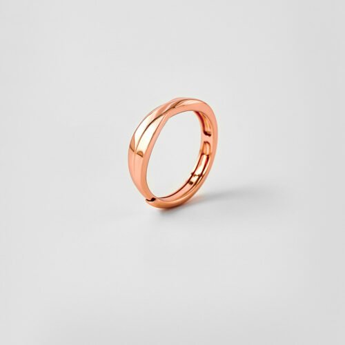 Rose Gold Love Adjustable Ring