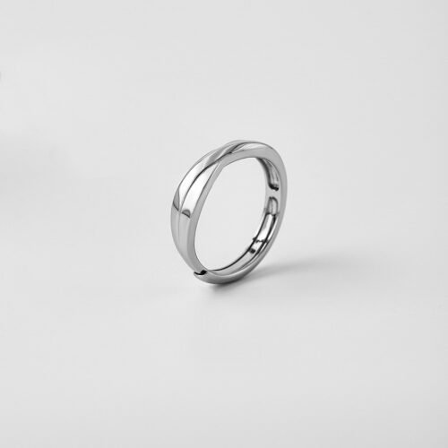 Silver Love Adjustable Ring