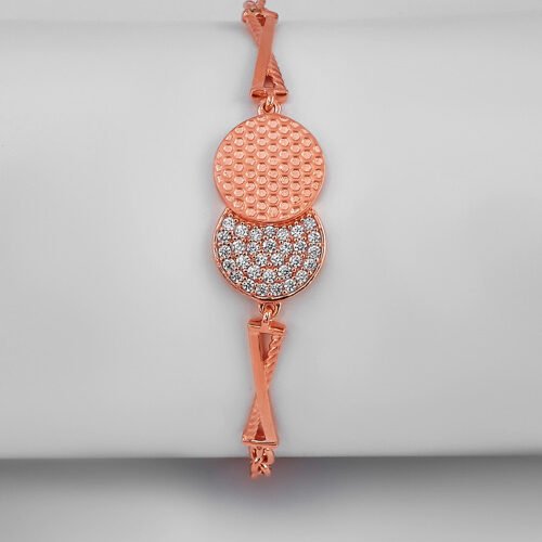 Rose Gold Merging Bracelet