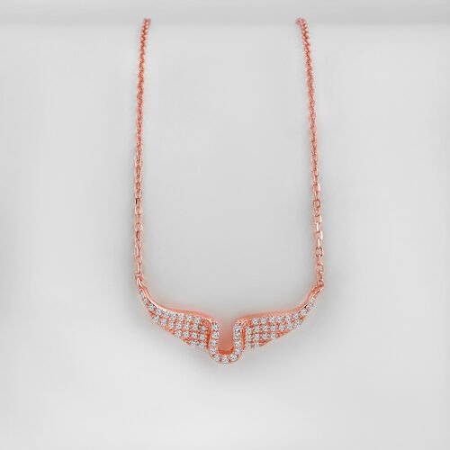 Rose Gold Fly High Necklace