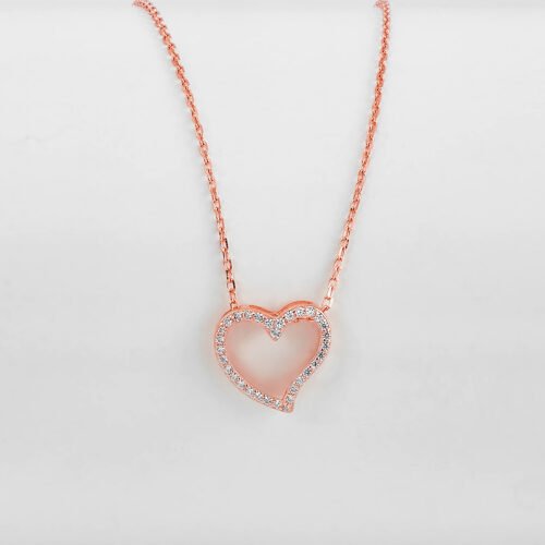 Rose Gold Amour Necklace