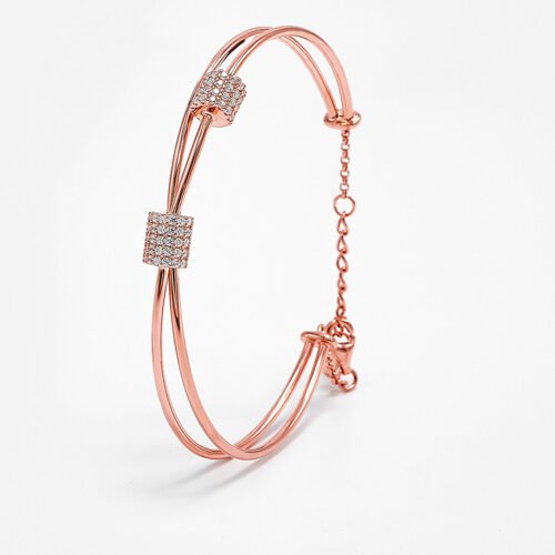 Rose Gold Alligned kada