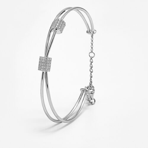 Silver Alligned kada