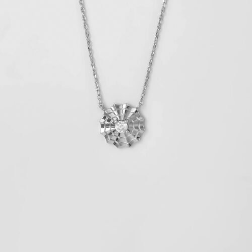 Silver Marigold Necklace