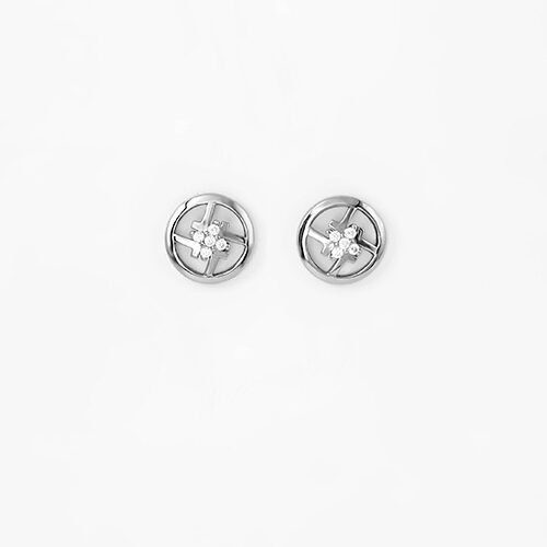 Silver Bouquet Earrings