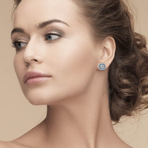 Silver Digital Love Pendant Set