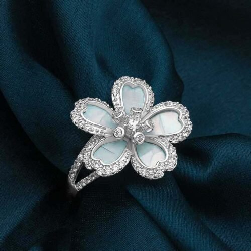 Silver Wild Pearl Ring (Mother Of Pearl)